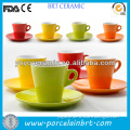 colourful good ceramic cups set